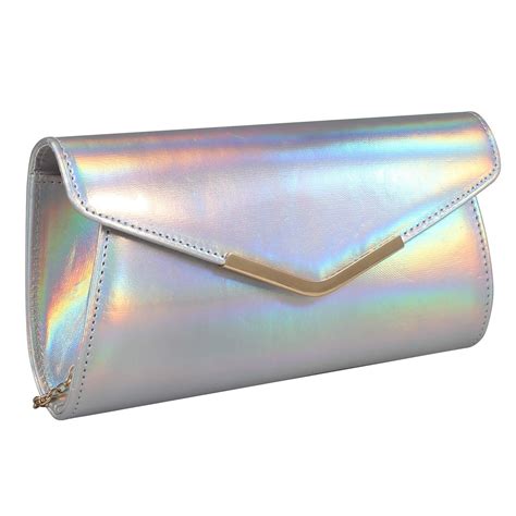 iridescent evening bag.